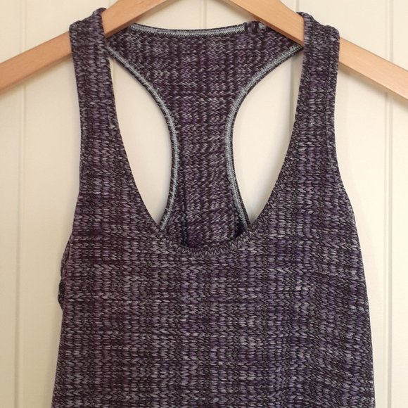 Lululemon Cool Racerback Extra Long Tank in Ziggy Wee Caspian Purple Size 4 - Picture 4 of 8